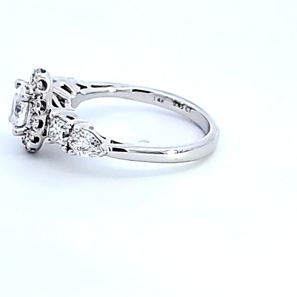 14KW Oval Shape Diamond Engagement Ring Image 4 Ross Elliott Jewelers Terre Haute, IN
