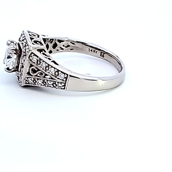 14K Cushion Cut Diamond Engagement Ring Image 4 Ross Elliott Jewelers Terre Haute, IN