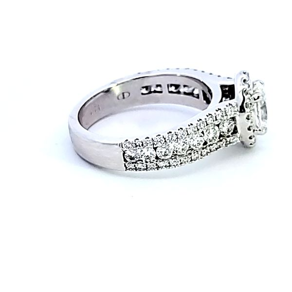 14KW Oval Cut Diamond Engagement Ring Image 3 Ross Elliott Jewelers Terre Haute, IN