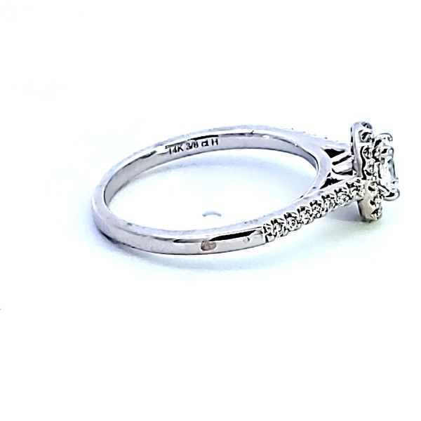 14KR Oval Shape Diamond Engagement Ring Image 3 Ross Elliott Jewelers Terre Haute, IN