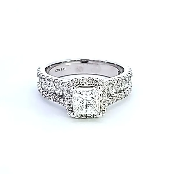 14KW Princess Cut Diamond Engagement Ring Image 2 Ross Elliott Jewelers Terre Haute, IN