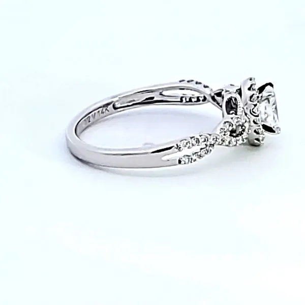 14KW Oval Cut Diamond Engagement Ring Image 3 Ross Elliott Jewelers Terre Haute, IN