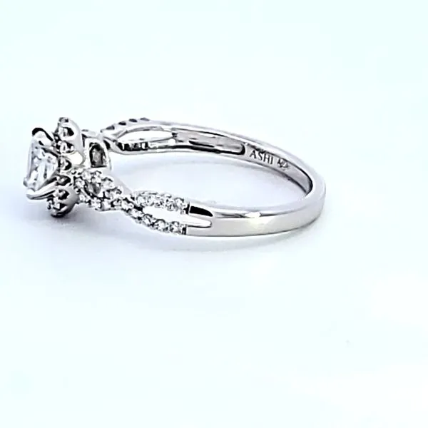 14KW Oval Cut Diamond Engagement Ring Image 4 Ross Elliott Jewelers Terre Haute, IN