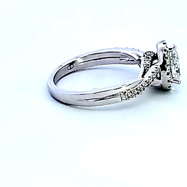 14KW Pear Diamond Engagement Ring Image 3 Ross Elliott Jewelers Terre Haute, IN