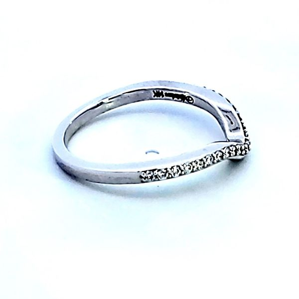 14KW Diamond Contour Wedding Band Image 3 Ross Elliott Jewelers Terre Haute, IN