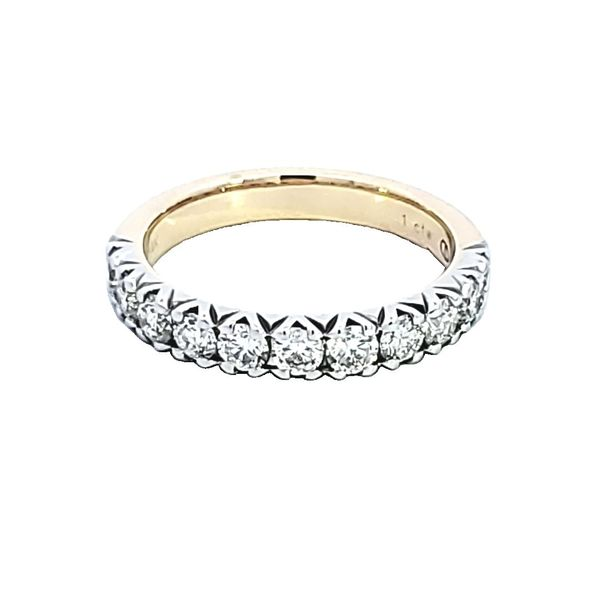 14KTT Diamond Wedding Band Image 2 Ross Elliott Jewelers Terre Haute, IN