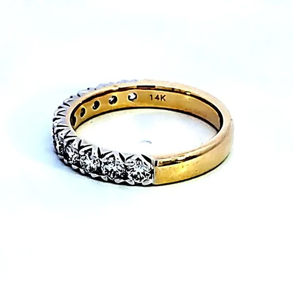 14KTT Diamond Wedding Band Image 4 Ross Elliott Jewelers Terre Haute, IN