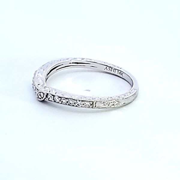 14KW Diamond Wedding Band Image 4 Ross Elliott Jewelers Terre Haute, IN