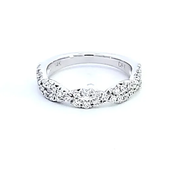 14KW Diamond Wedding Band Image 2 Ross Elliott Jewelers Terre Haute, IN