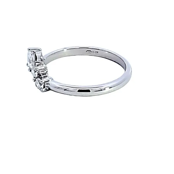 14KW Contour Diamond Wedding Band Image 4 Ross Elliott Jewelers Terre Haute, IN