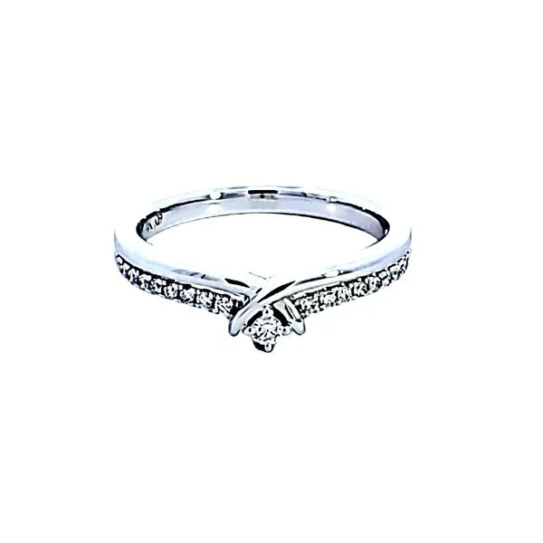 14KW Diamond Wrap Style Wedding Band Image 2 Ross Elliott Jewelers Terre Haute, IN