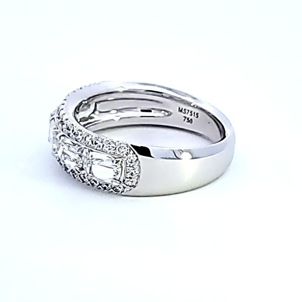 18K White Gold L'Amour Crisscut® Diamond Band Image 4 Ross Elliott Jewelers Terre Haute, IN