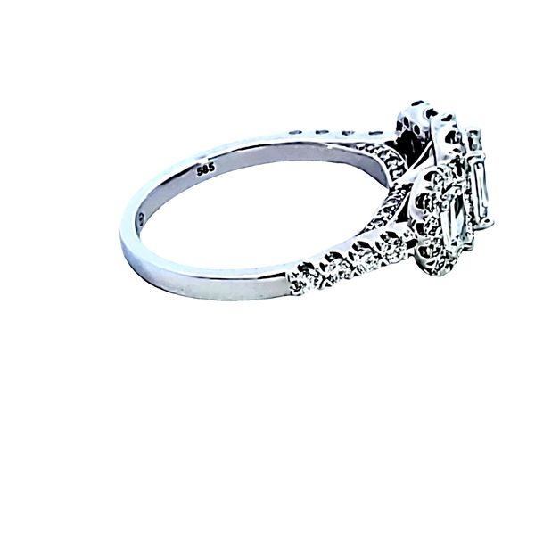14K White Gold L’Amour Crisscut® Diamond Anniversary Band Image 3 Ross Elliott Jewelers Terre Haute, IN