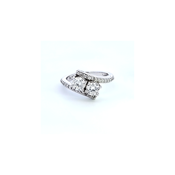 14KW Two-Stone Diamond Fashion Ring Image 2 Ross Elliott Jewelers Terre Haute, IN