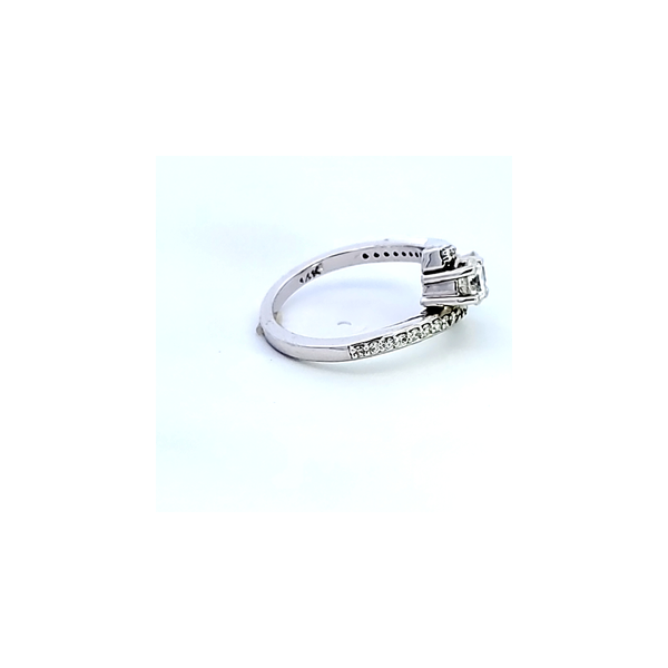 14KW Two-Stone Diamond Fashion Ring Image 3 Ross Elliott Jewelers Terre Haute, IN