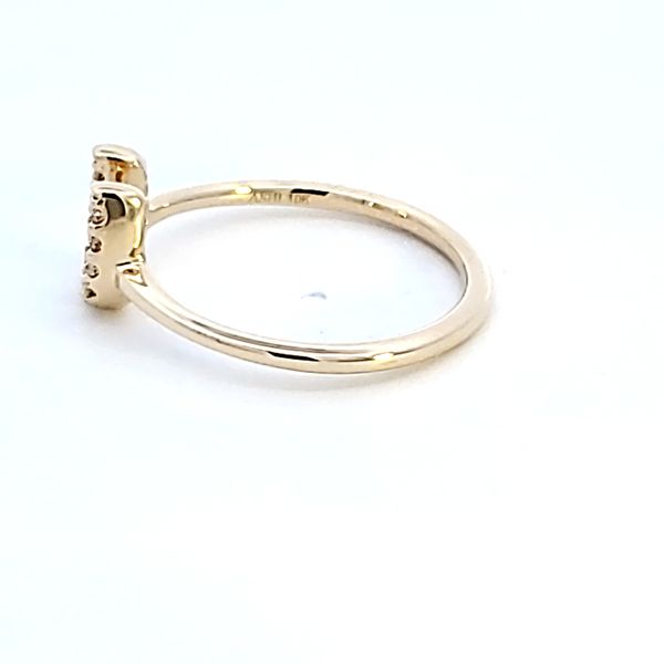 10KY Horseshoe Petite Diamond Fashion Ring Image 4 Ross Elliott Jewelers Terre Haute, IN