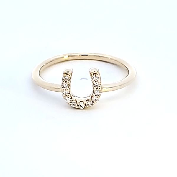 10KY Horseshoe Petite Diamond Fashion Ring Ross Elliott Jewelers Terre Haute, IN
