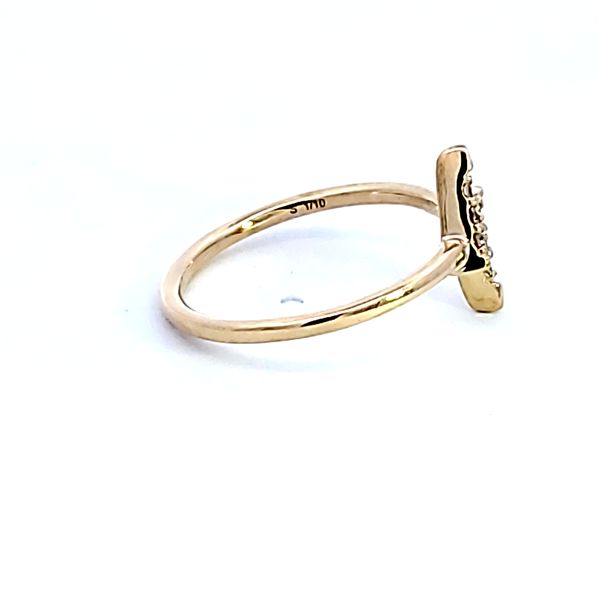 10KY Lightning Bolt Petite Diamond Fashion Ring Image 3 Ross Elliott Jewelers Terre Haute, IN