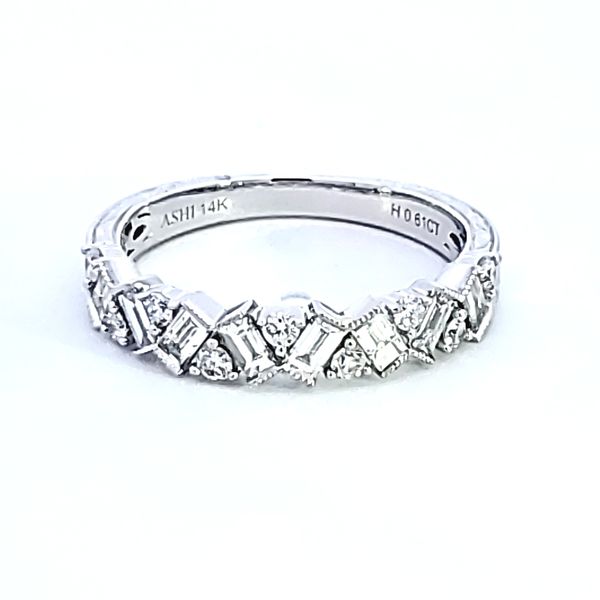 14KW Zig Zag Diamond Fashion Ring Image 2 Ross Elliott Jewelers Terre Haute, IN