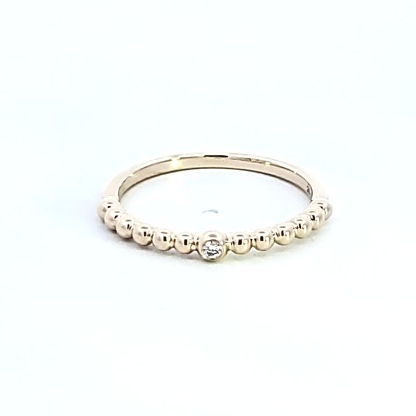 14KY Diamond Beaded Fashion Ring Image 2 Ross Elliott Jewelers Terre Haute, IN