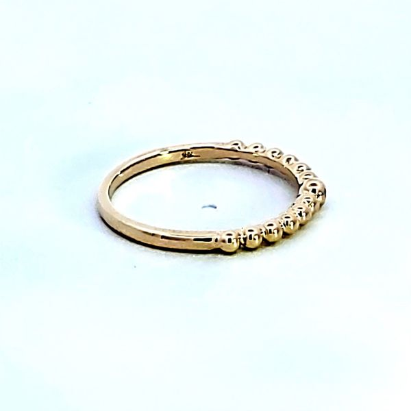 14KY Diamond Beaded Fashion Ring Image 3 Ross Elliott Jewelers Terre Haute, IN