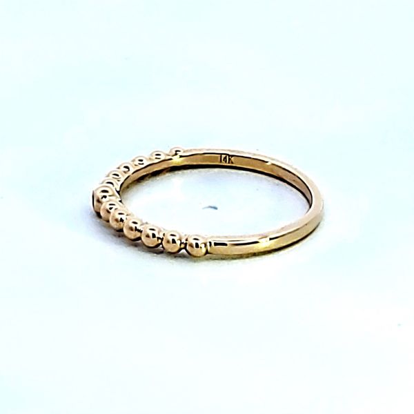 14KY Diamond Beaded Fashion Ring Image 4 Ross Elliott Jewelers Terre Haute, IN