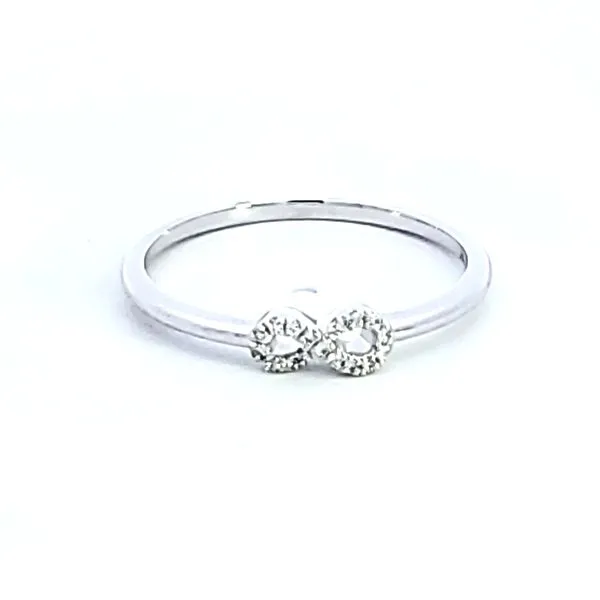 14KW Diamond Infinity Symbol Fashion Ring Image 2 Ross Elliott Jewelers Terre Haute, IN