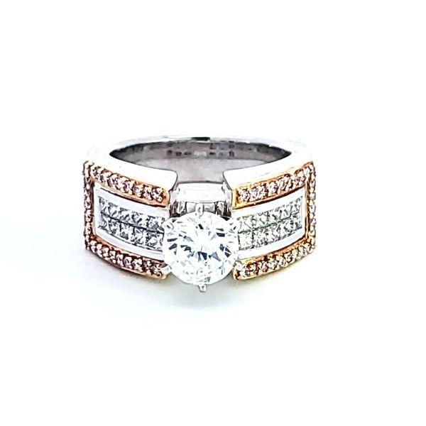 14TT Diamond Semi Mount Engagement Ring Image 2 Ross Elliott Jewelers Terre Haute, IN