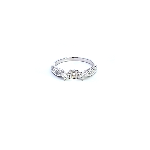 14KW Diamond Semi Mount Engagement  Ring Image 2 Ross Elliott Jewelers Terre Haute, IN