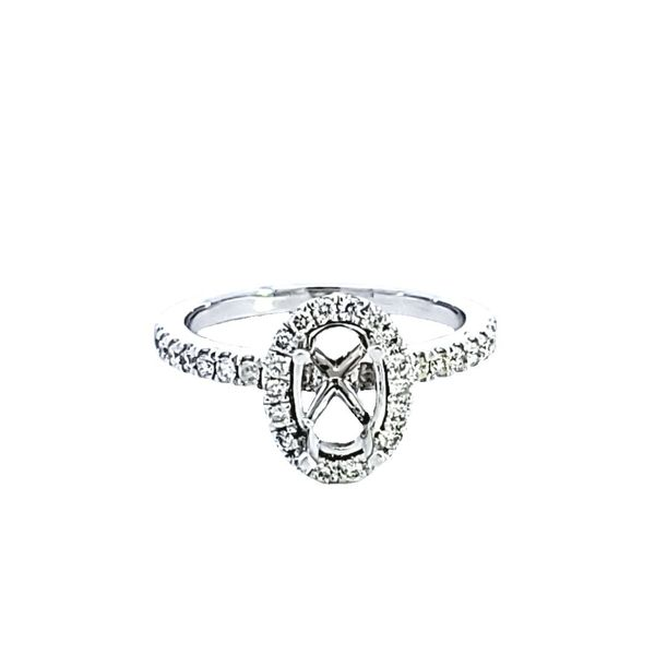 18KW Diamond Semi Mount Engagement Ring Image 2 Ross Elliott Jewelers Terre Haute, IN