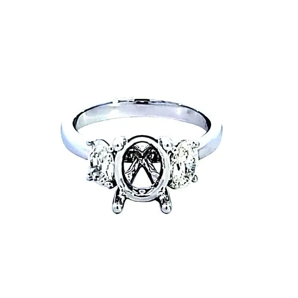 14KW Diamond Semi Mount Engagement Ring Image 2 Ross Elliott Jewelers Terre Haute, IN