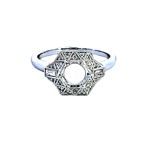 14KW Diamond Semi Mount Engagement Ring Image 2 Ross Elliott Jewelers Terre Haute, IN