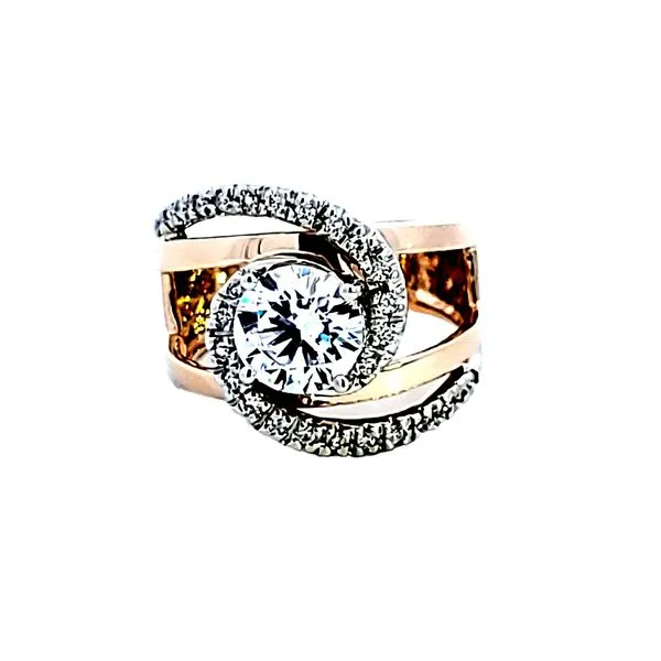 14KTT Diamond Semi Mount Engagement Ring Image 2 Ross Elliott Jewelers Terre Haute, IN