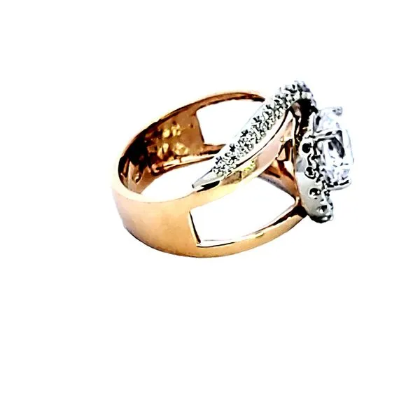 14KTT Diamond Semi Mount Engagement Ring Image 3 Ross Elliott Jewelers Terre Haute, IN