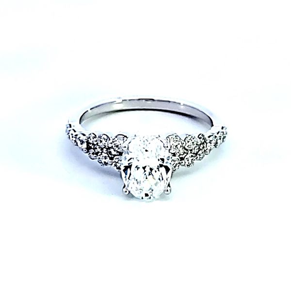 14KW Amor Diamond Semi Mount Engagement Ring Image 2 Ross Elliott Jewelers Terre Haute, IN