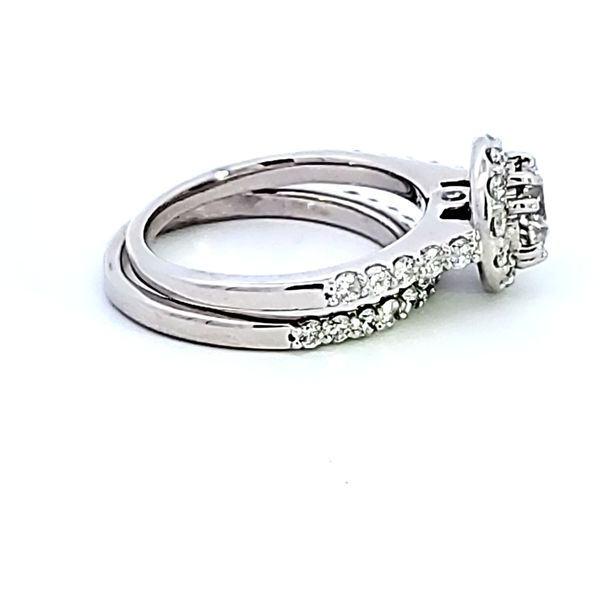 14KW Round Diamond Wedding Set Image 3 Ross Elliott Jewelers Terre Haute, IN