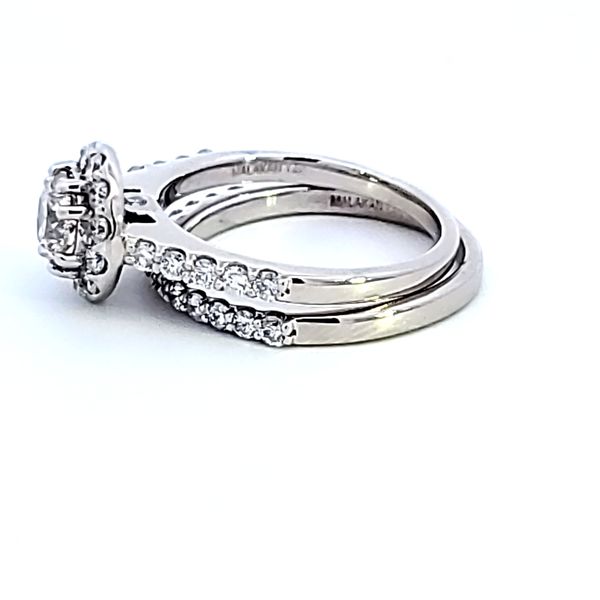 14KW Round Diamond Wedding Set Image 4 Ross Elliott Jewelers Terre Haute, IN