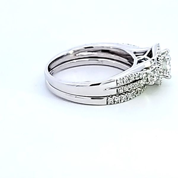 14KW Princess Cut Diamond Wedding Set Image 3 Ross Elliott Jewelers Terre Haute, IN