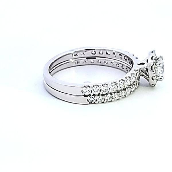 14KW Round Diamond Wedding Set Image 3 Ross Elliott Jewelers Terre Haute, IN