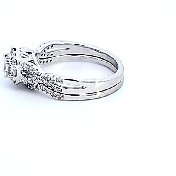 10KW Princess Cut Diamond Wedding Set Image 4 Ross Elliott Jewelers Terre Haute, IN