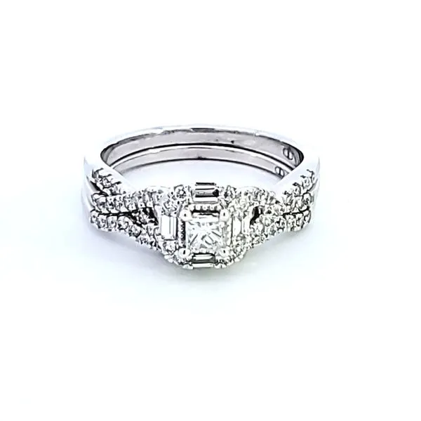 10KW Princess Cut Diamond Wedding Set Image 2 Ross Elliott Jewelers Terre Haute, IN