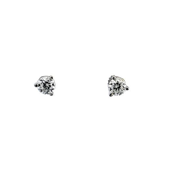 14KW Star 129 Diamond Stud Earrings Image 2 Ross Elliott Jewelers Terre Haute, IN