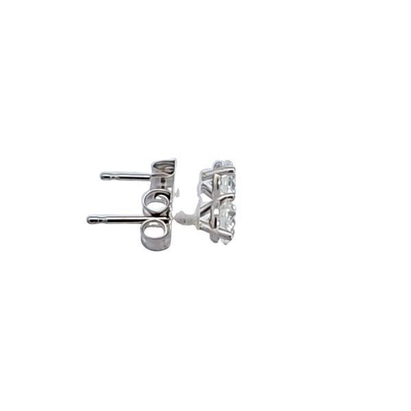 14KW 5/8 ctw Diamond Martini Earrings Image 3 Ross Elliott Jewelers Terre Haute, IN