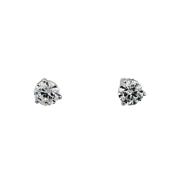 14KW 1 cttw Diamond Martini Stud Earrings Image 2 Ross Elliott Jewelers Terre Haute, IN