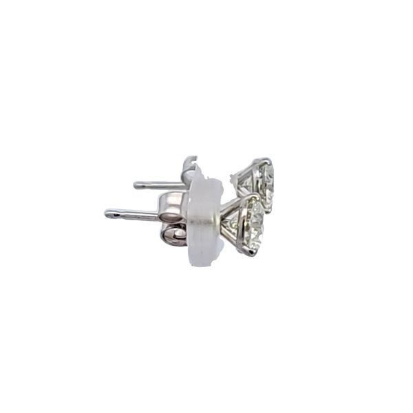 14KW 1 cttw Diamond Martini Stud Earrings Image 3 Ross Elliott Jewelers Terre Haute, IN