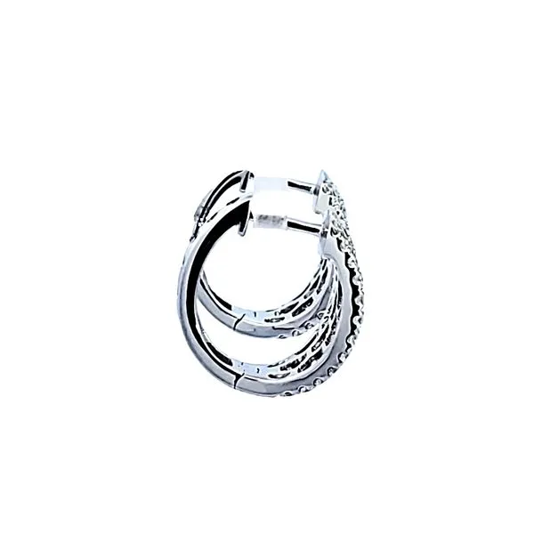 14KW Diamond Earrings Image 3 Ross Elliott Jewelers Terre Haute, IN
