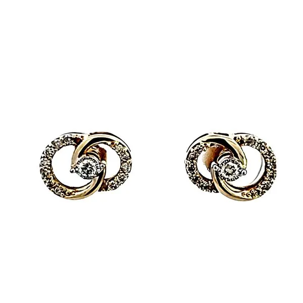 10KY Diamond Earrings Image 2 Ross Elliott Jewelers Terre Haute, IN