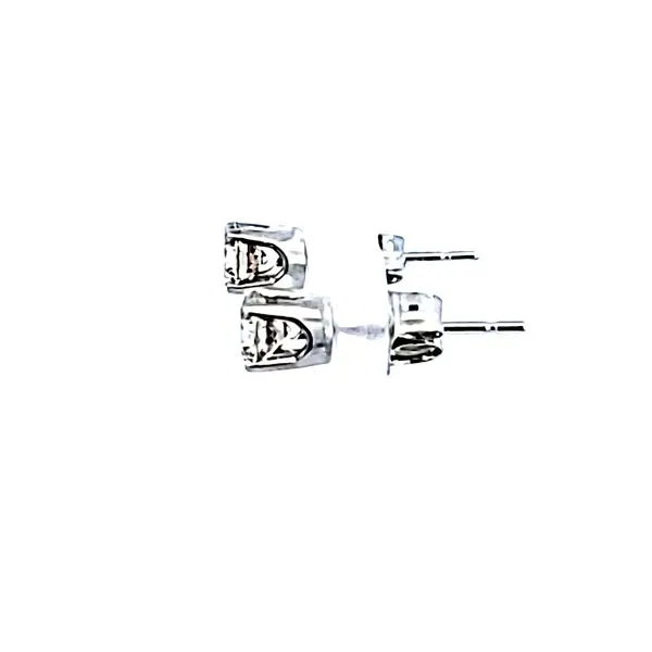14KW Diamond Stud Earrings Image 4 Ross Elliott Jewelers Terre Haute, IN