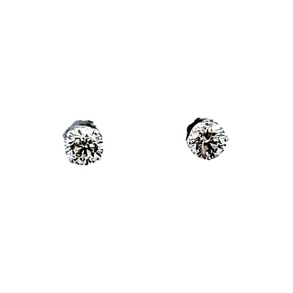 14KW Diamond Stud Earrings Image 2 Ross Elliott Jewelers Terre Haute, IN