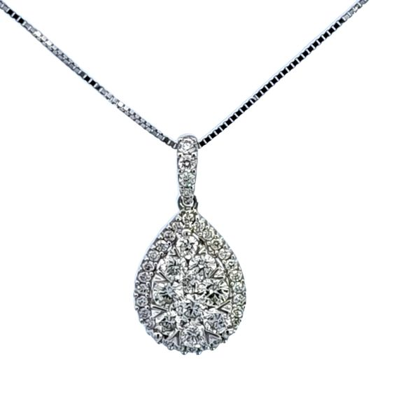 14KW Lovebright Diamond Pendant Image 2 Ross Elliott Jewelers Terre Haute, IN